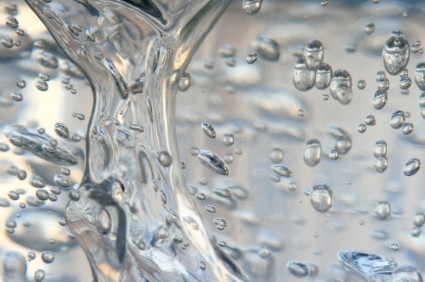 Bubbles in gel